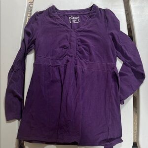 Motherhood Maternity Deep Purple V-Neck Top